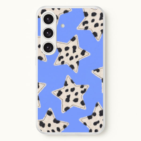 Fuzzy Cow Stars Phone Case - Galaxy S24 Plus / Standard