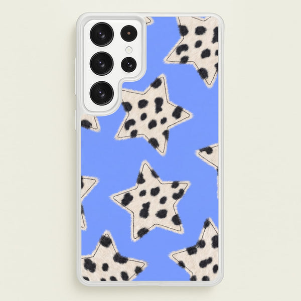Fuzzy Cow Stars Phone Case - Galaxy S23 Ultra / Standard