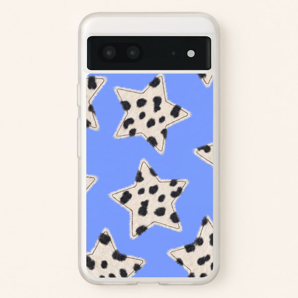 Fuzzy Cow Stars Phone Case - Google Pixel 7 / Standard
