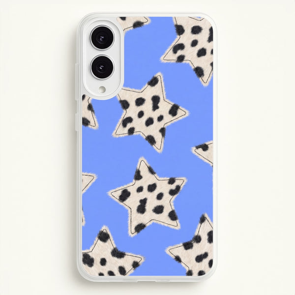 Fuzzy Cow Stars Phone Case - Galaxy S25 Edge / Standard