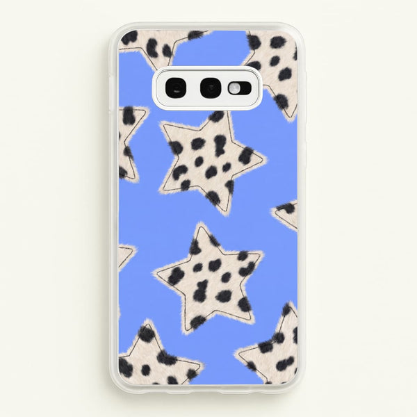 Fuzzy Cow Stars Phone Case - Galaxy S10e / Standard