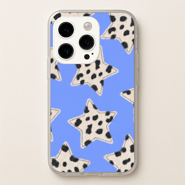 Fuzzy Cow Stars Phone Case - iPhone 15 Pro Max / Standard