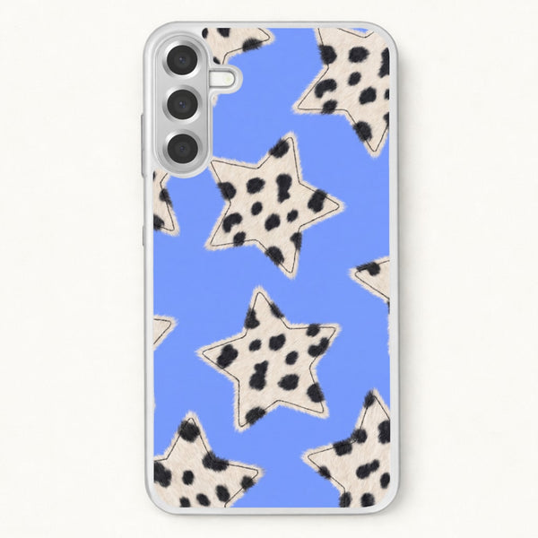 Fuzzy Cow Stars Phone Case - Galaxy A17 / Standard
