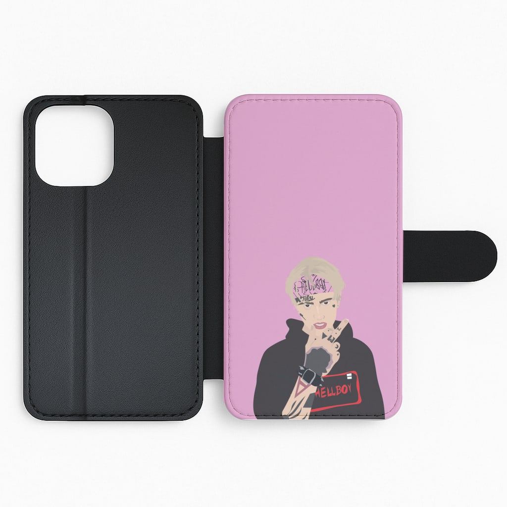 Pink Bandana - Peep Flip Phone Case
