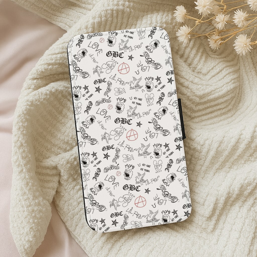 Tattoos - Peep Flip / Wallet Phone Case