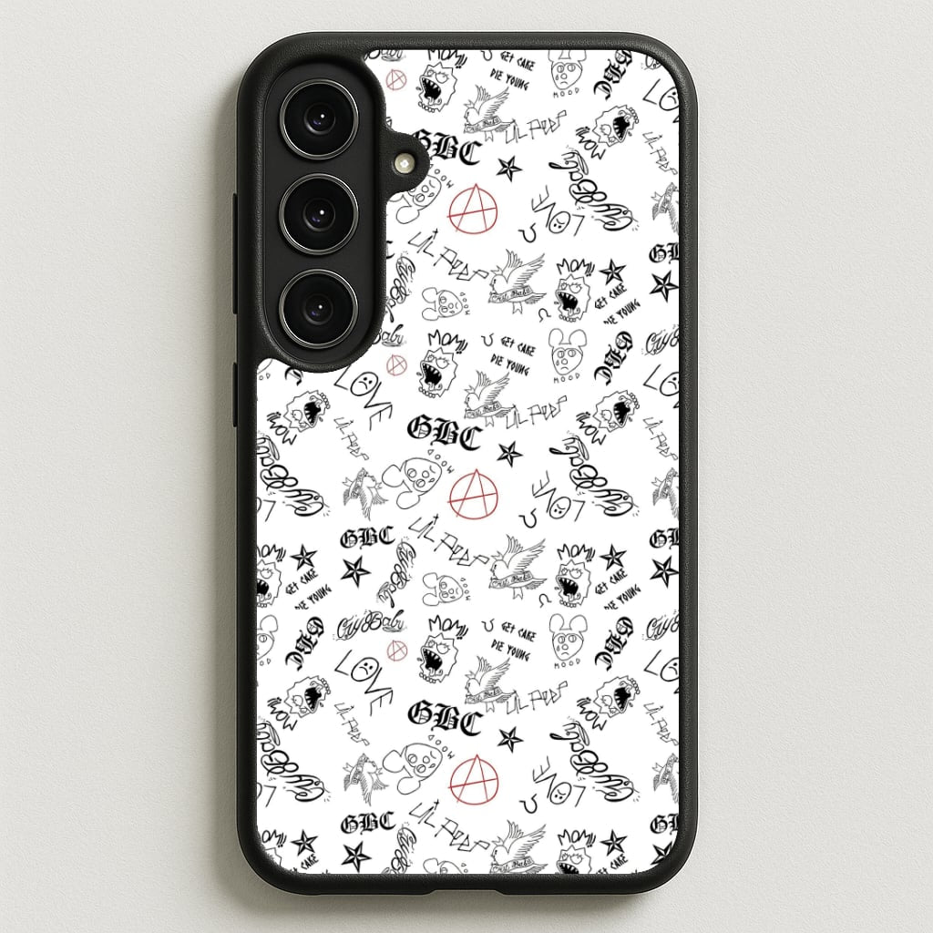 Tattoos - Peep Phone Case for Galaxy S25FE