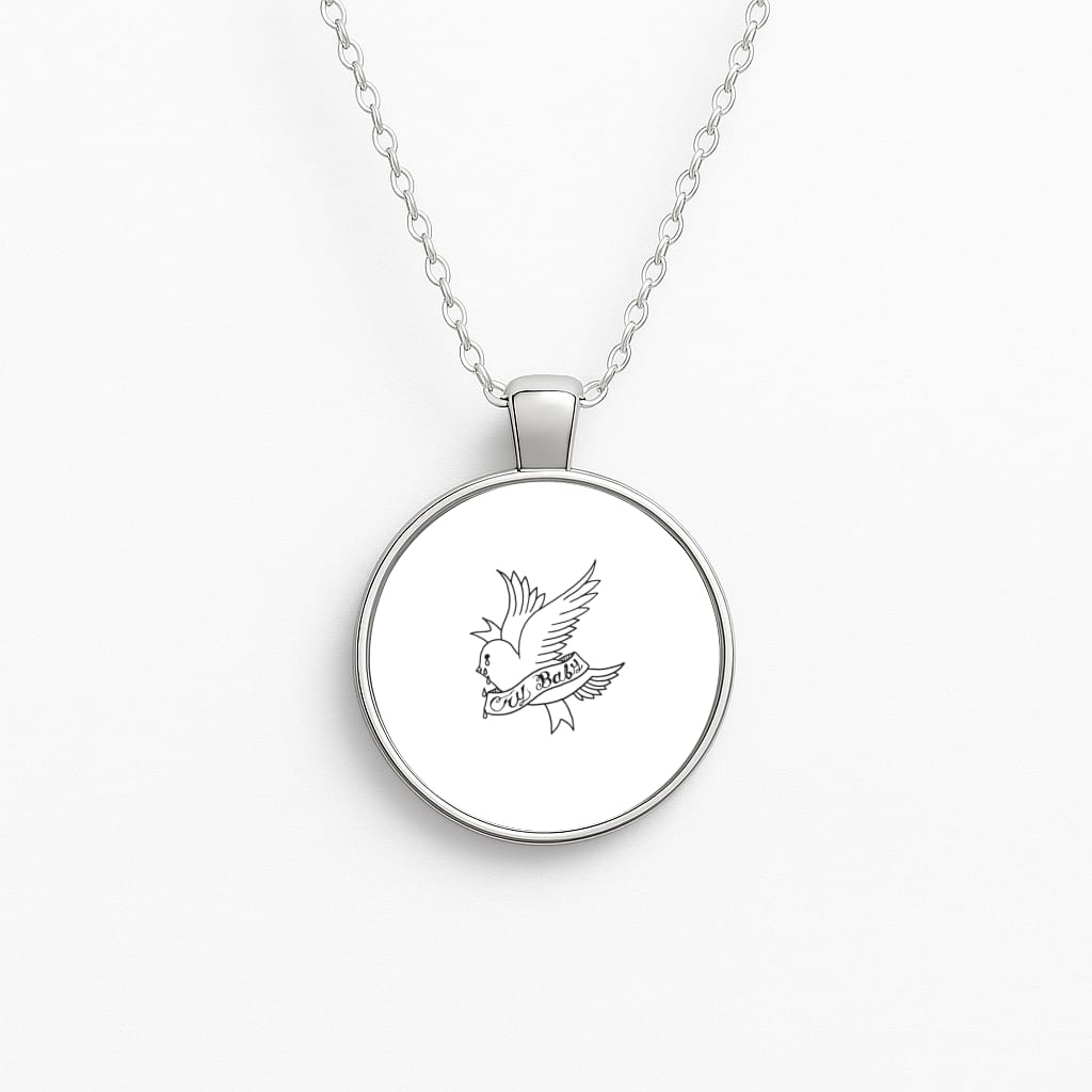 Cry Baby Bird - Peep Circle Necklace