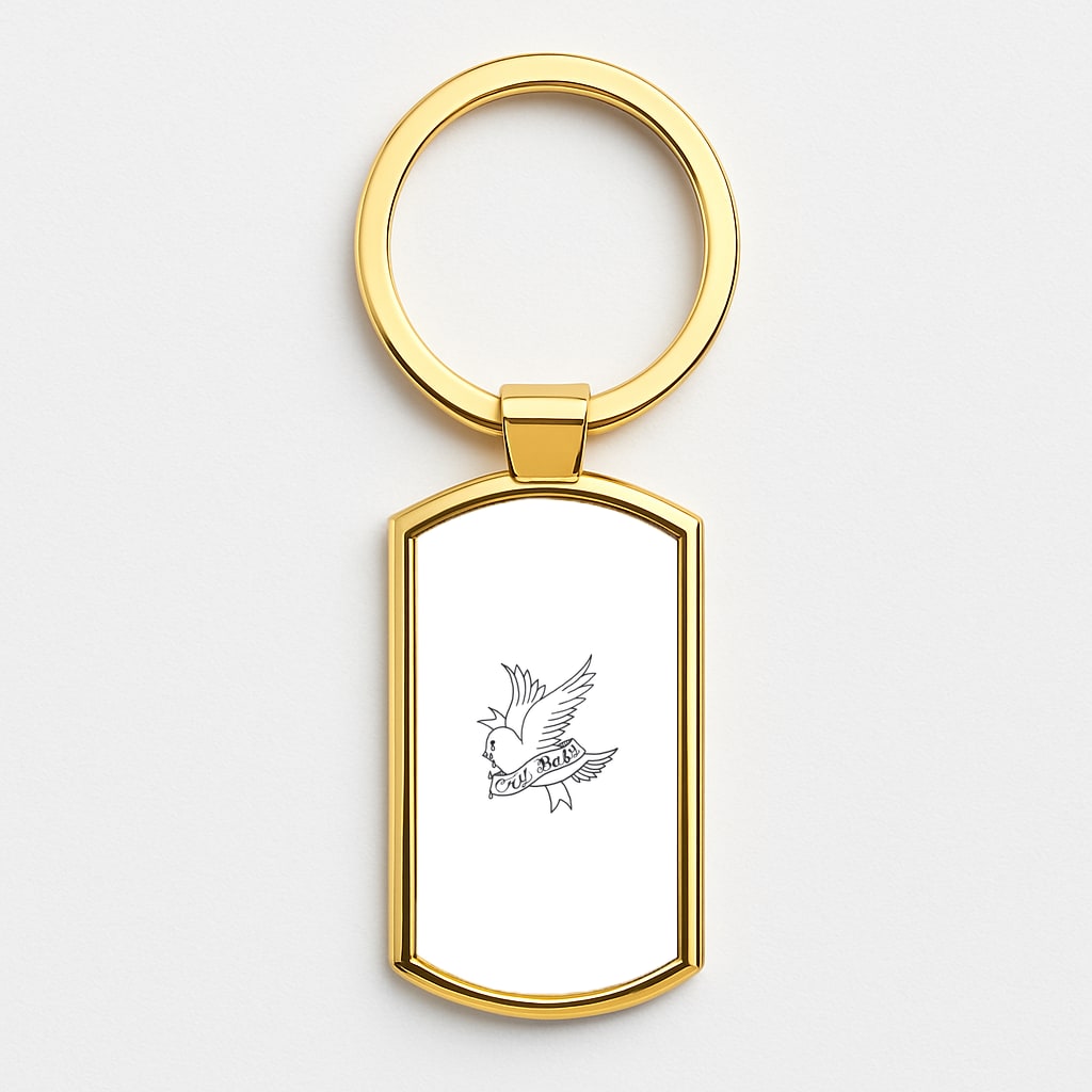Cry Baby Bird - Peep Gold Keyring