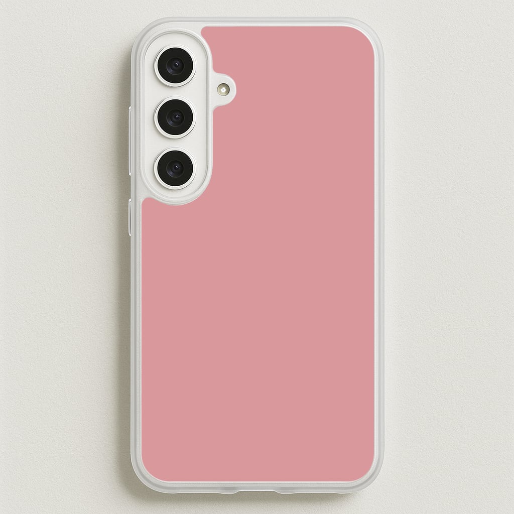 Dust Pink Personalised Phone Case for Galaxy S25FE