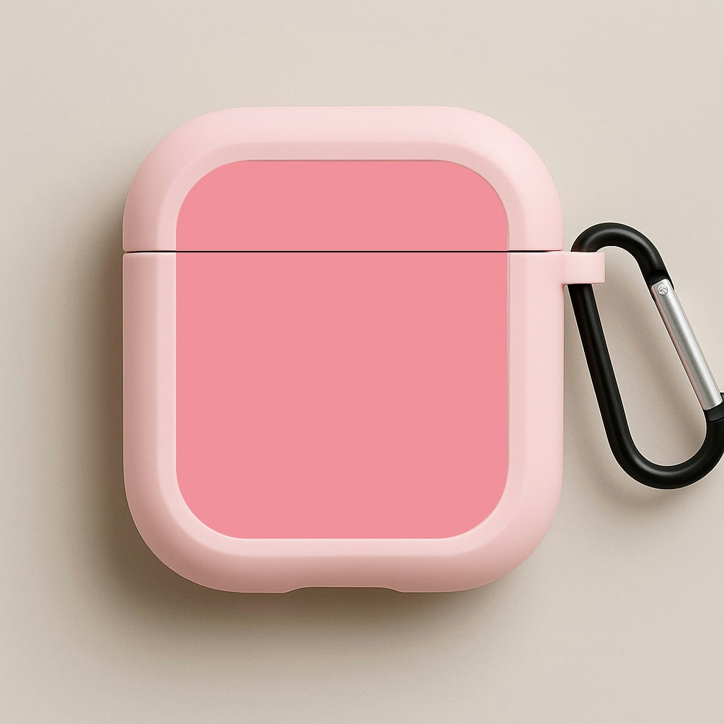 Diagonal Personalised Pink AirPods Case