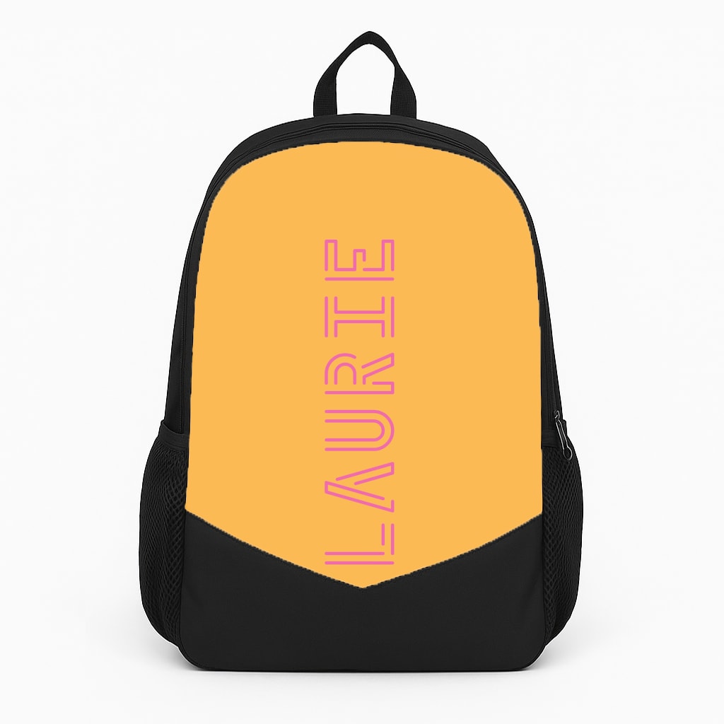 Neon Sign Personalised Name Backpack