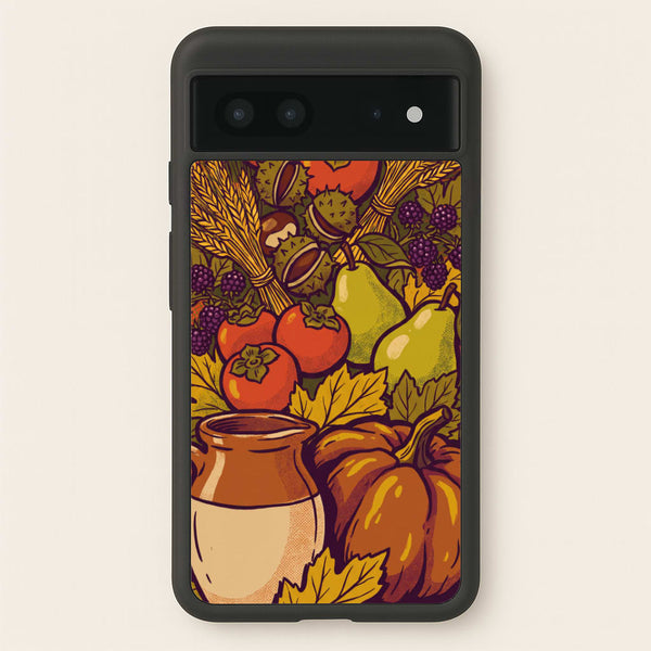 Persimmon Harvest Phone Case - Google Pixel 7 / Standard