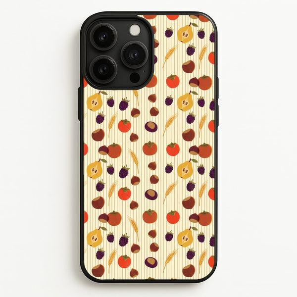 Persimmon Harvest Pattern Phone Case - iPhone 13 Pro / Standard