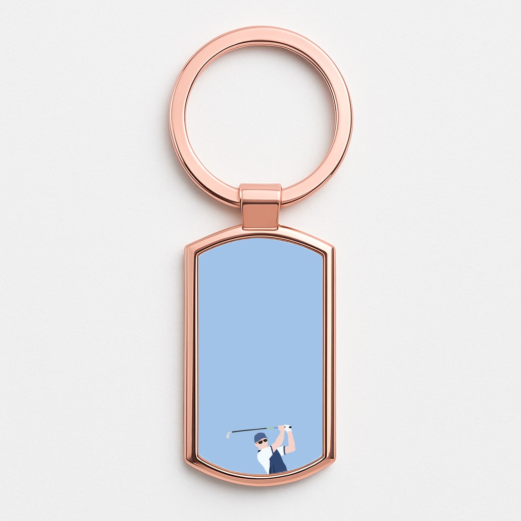 Svensson - Golf Rose Gold Keyring