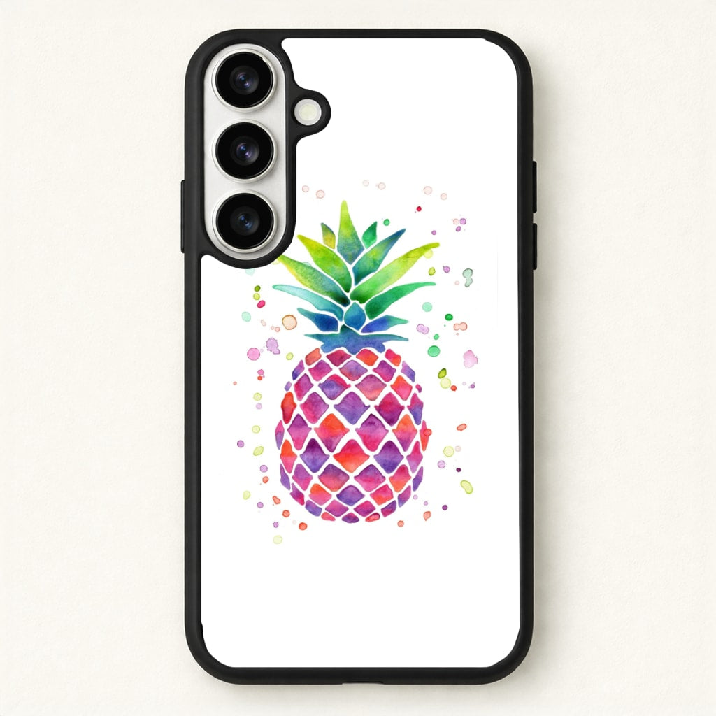 Watercolour Pineapple Phone Case for Galaxy S26