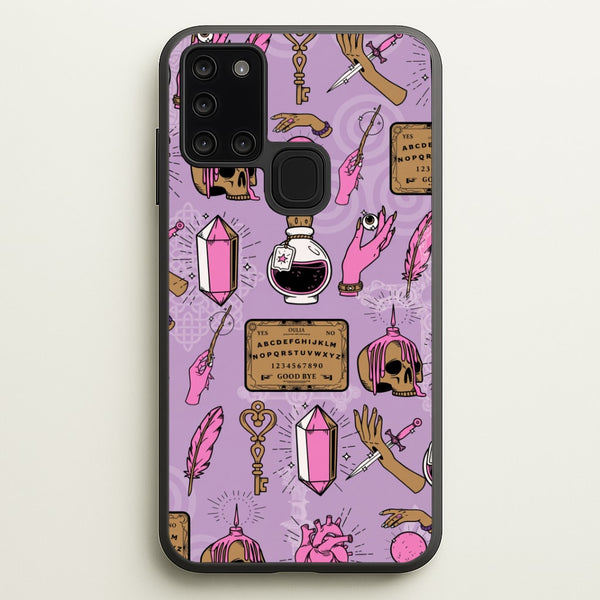 Pink Occult Talismans Phone Case - Galaxy A21s / Standard