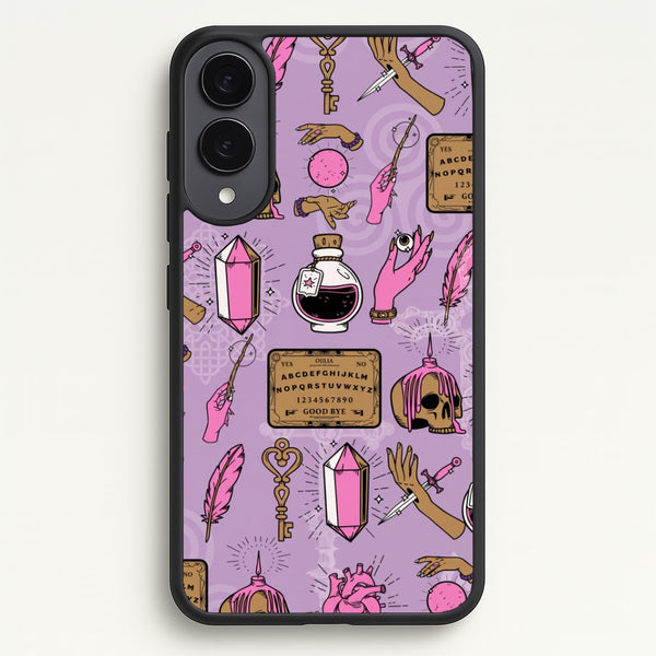 Pink Occult Talismans Phone Case - Galaxy S25 Edge / Standard