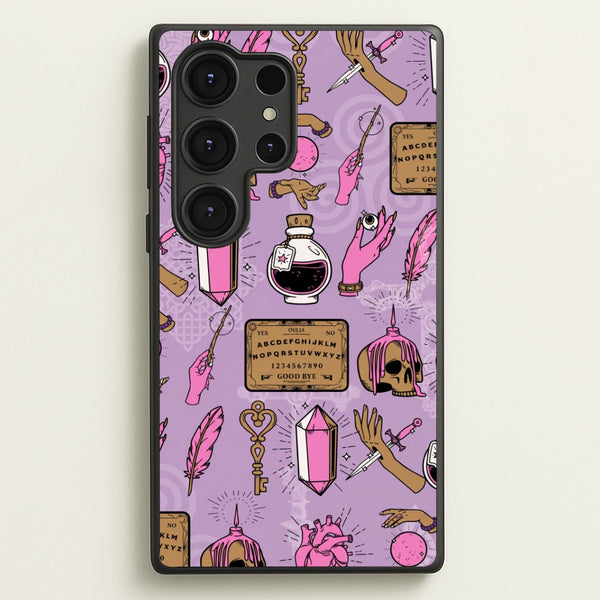 Pink Occult Talismans Phone Case - Galaxy S25 Ultra / Standard