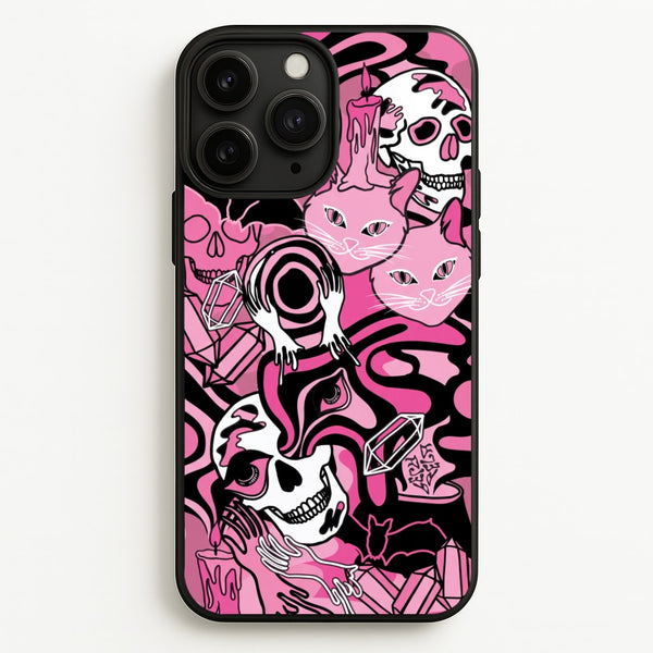 Pink Occult Doodle Collage Phone Case - iPhone 11 Pro Max / Standard