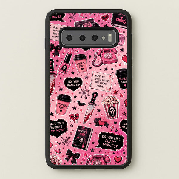 Horror Movie Pink Pattern Phone Case - Galaxy S10 / Standard