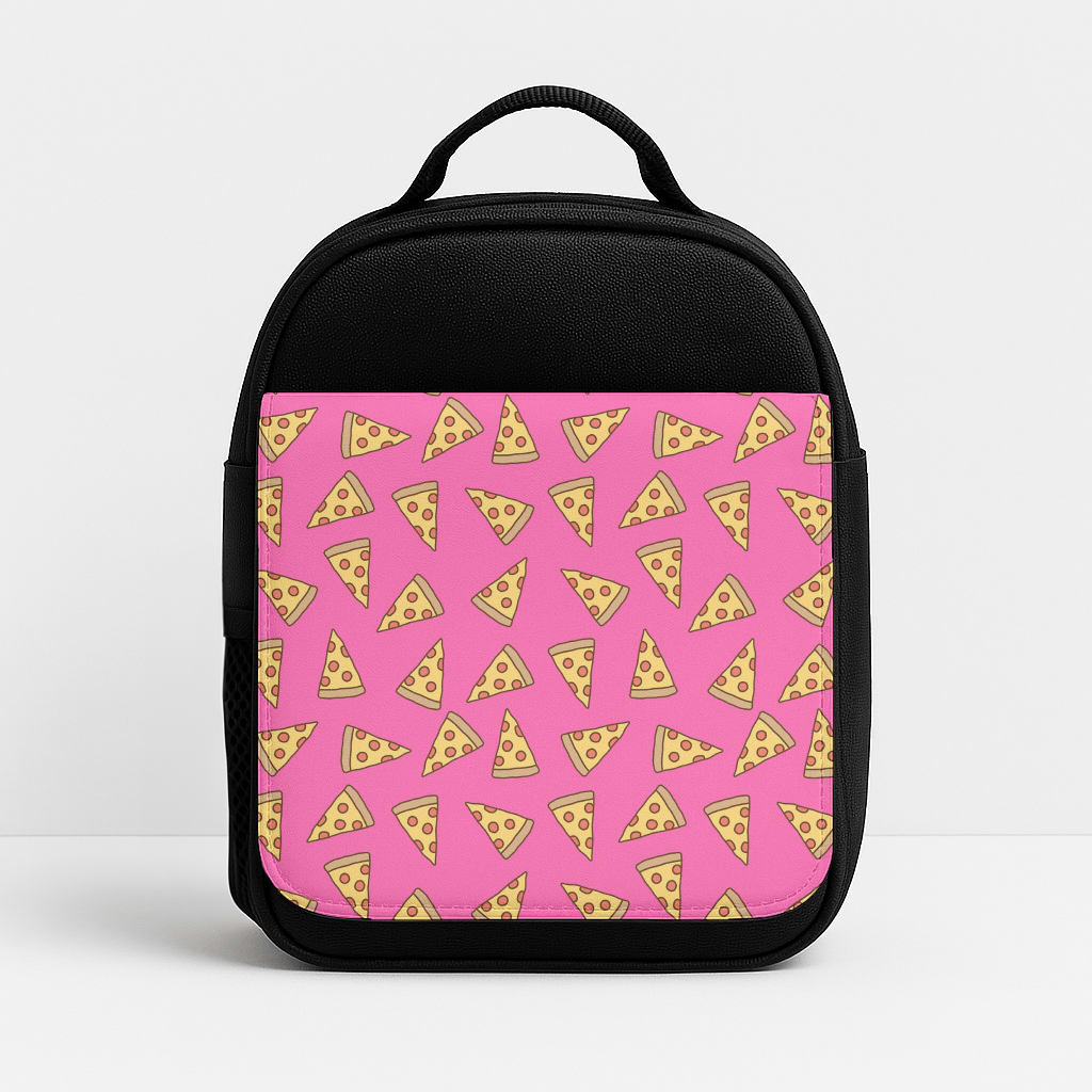 Pizza Pattern Insulated Lunchbox