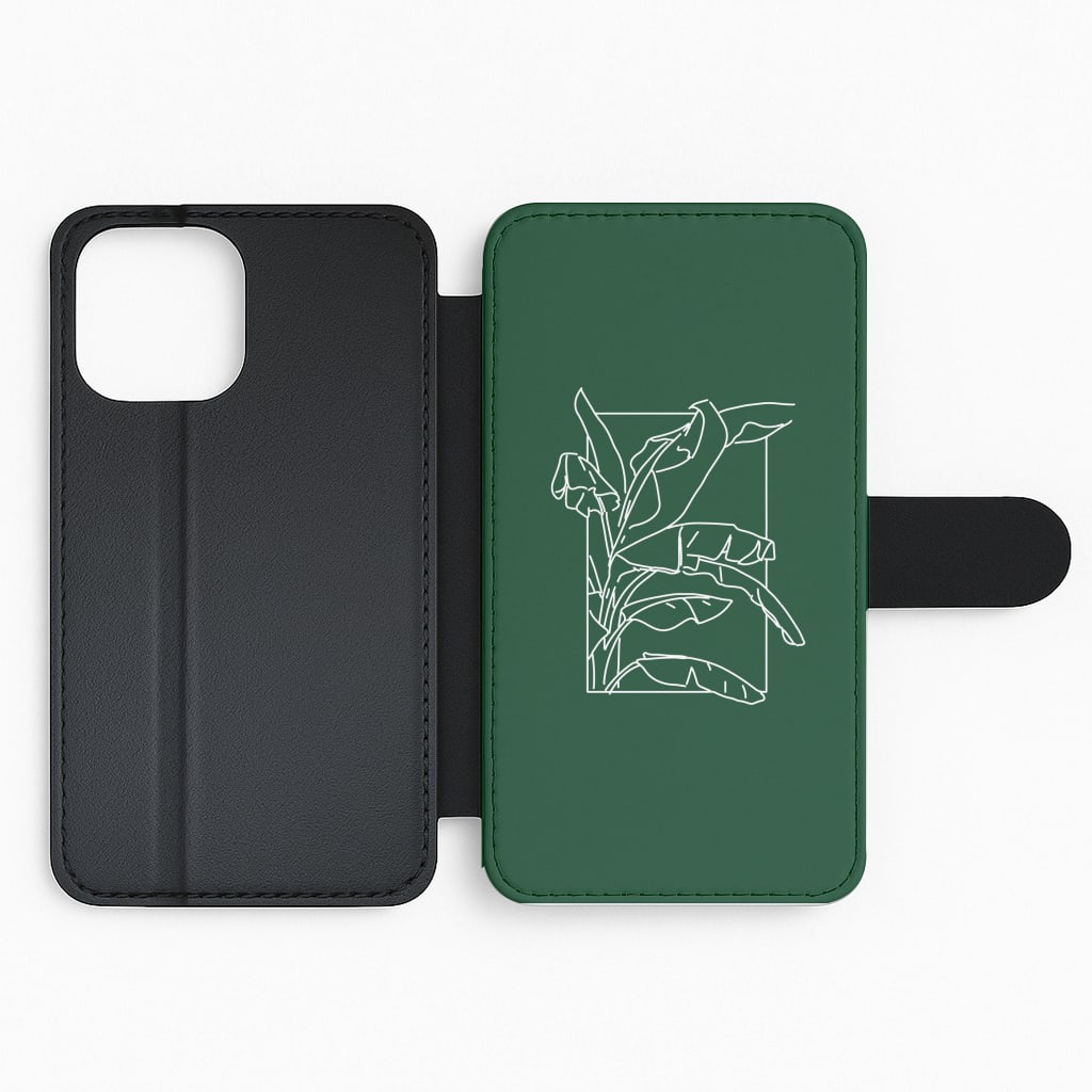 Green Leaf - Foliage Flip Phone Case