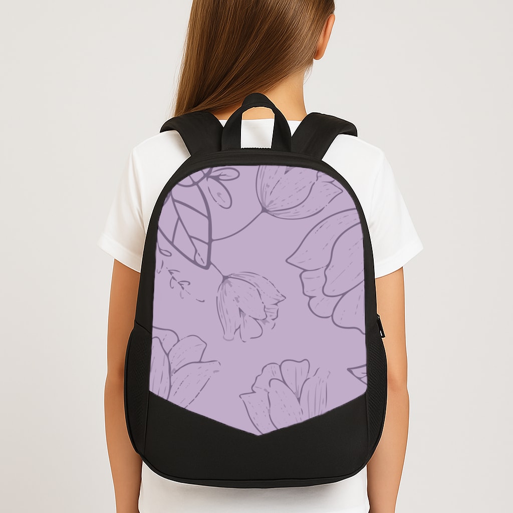 Tulips - Foliage Large School Bag