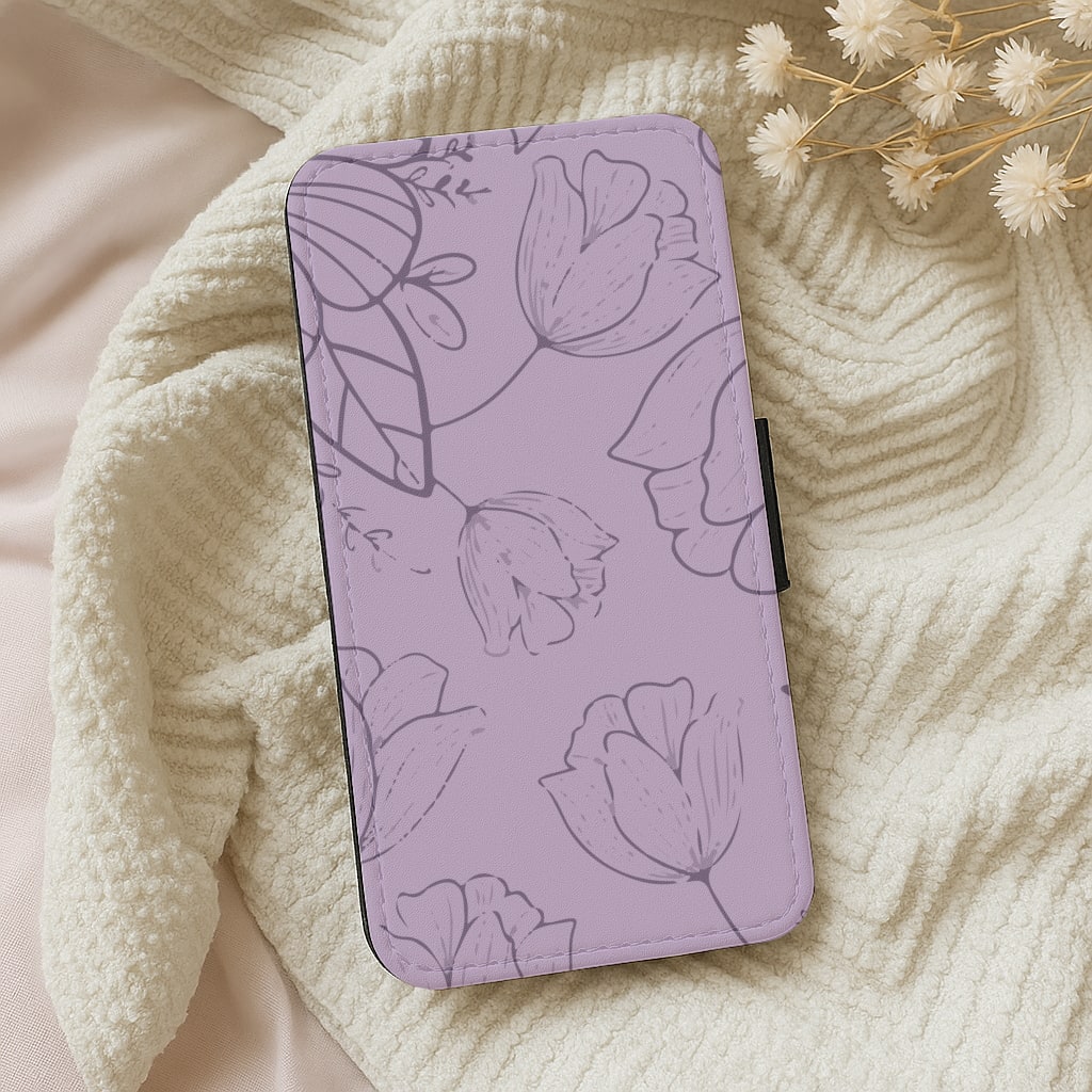 Tulips - Foliage Wallet Phone Case