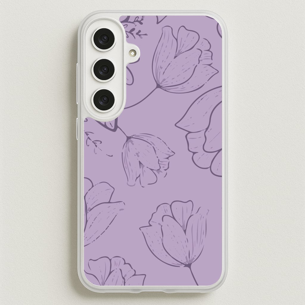 Tulips - Foliage Phone Case for Galaxy S25FE