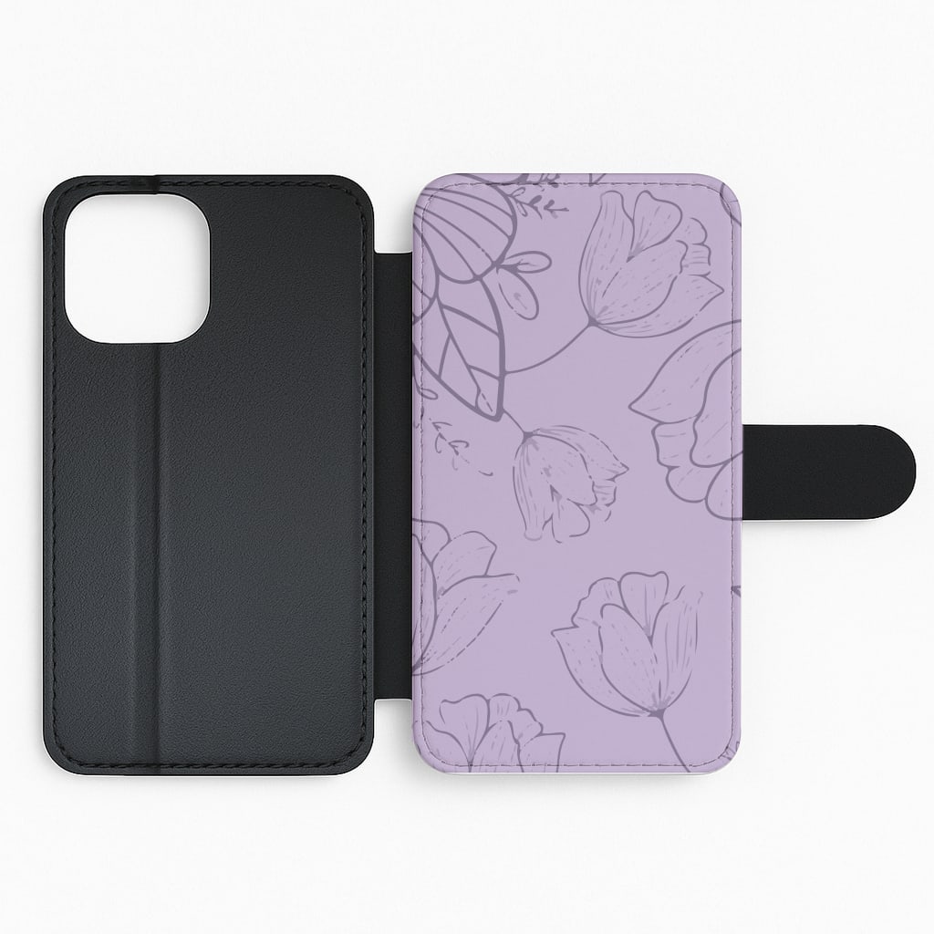 Tulips - Foliage Flip Phone Case