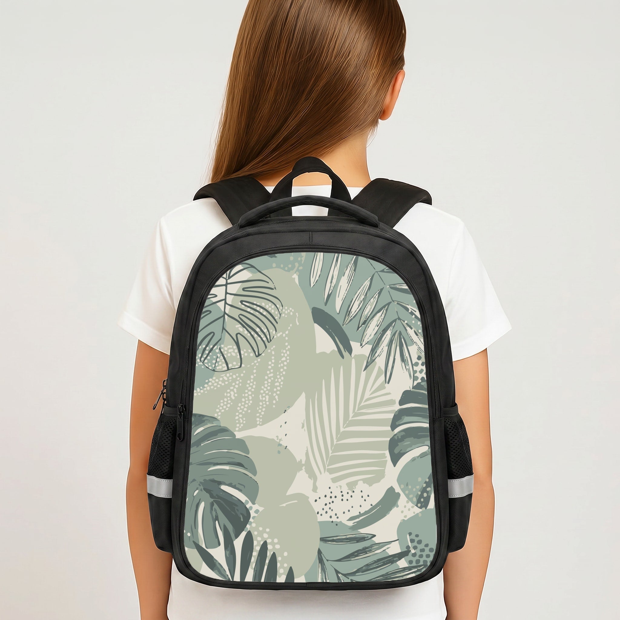 Green Leaf Pattern - Foliage Backpack