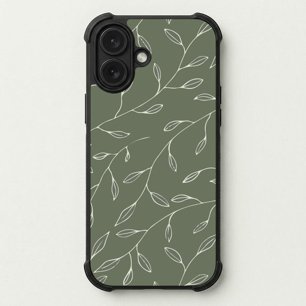 Thin Leaves - Foliage Phone Case — Bumper case