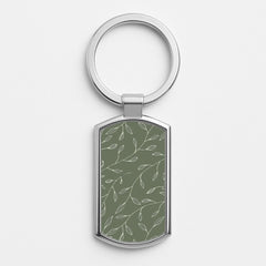 Thin Leaves - Foliage Luxury Keyring