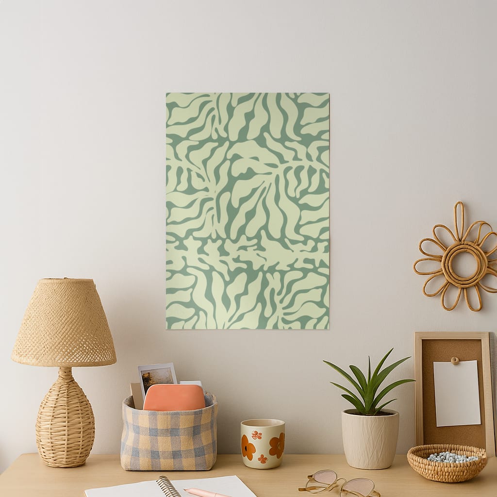 Light Green Leaf - Foliage Art Print