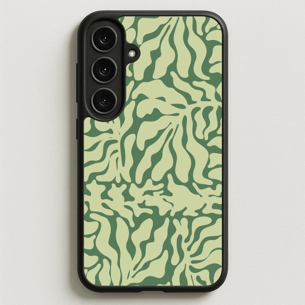 Light Green Leaf - Foliage Phone Case for Galaxy S25FE