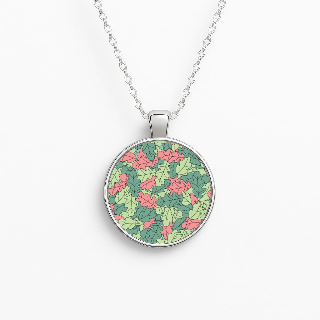 Leaves - Foliage Circle Necklace