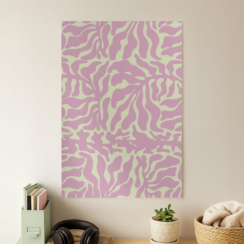Pink Leaves - Foliage Poster
