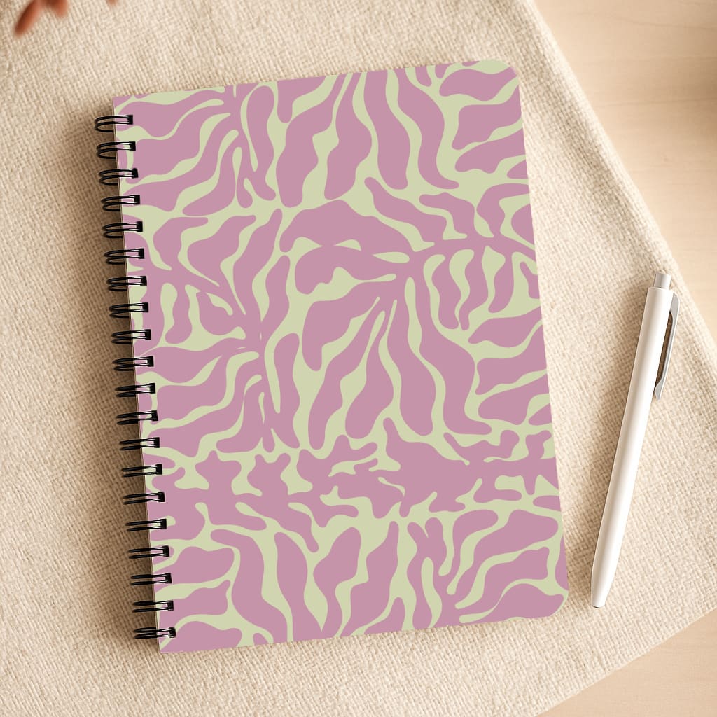 Pink Leaves - Foliage Notepad