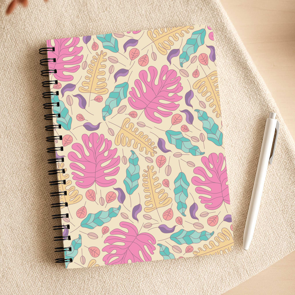 Multi Coloured Leaves - Foliage Notepad