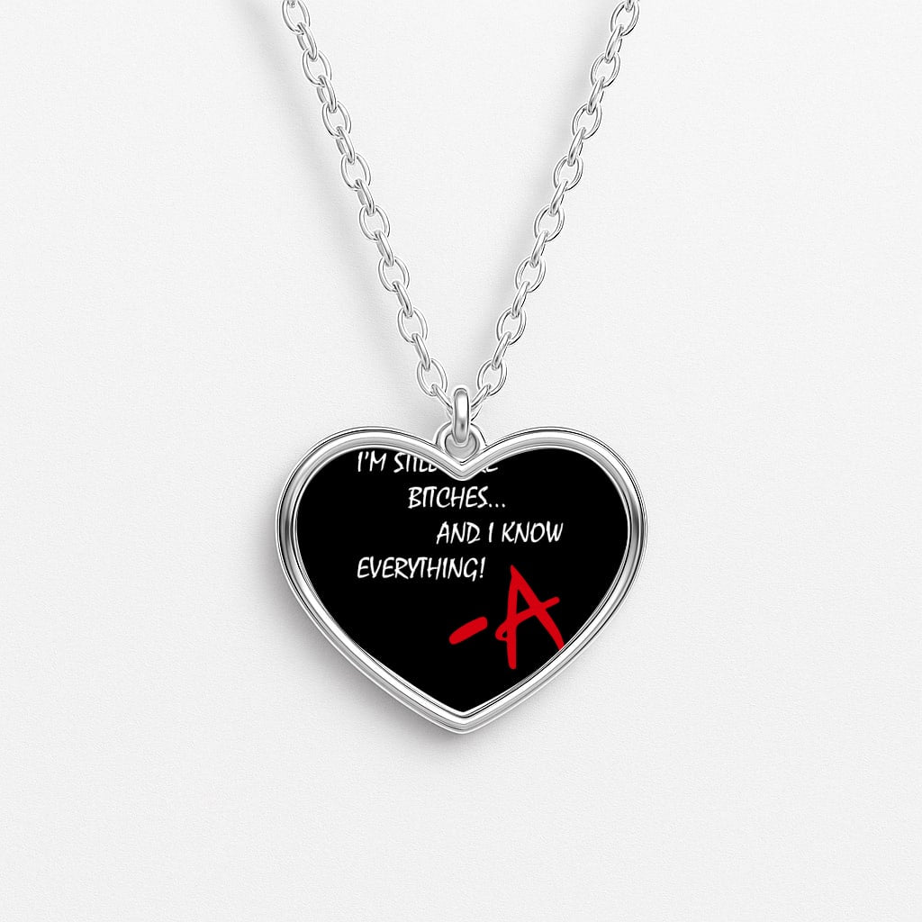 I'm Still Here - PLL Heart Necklace