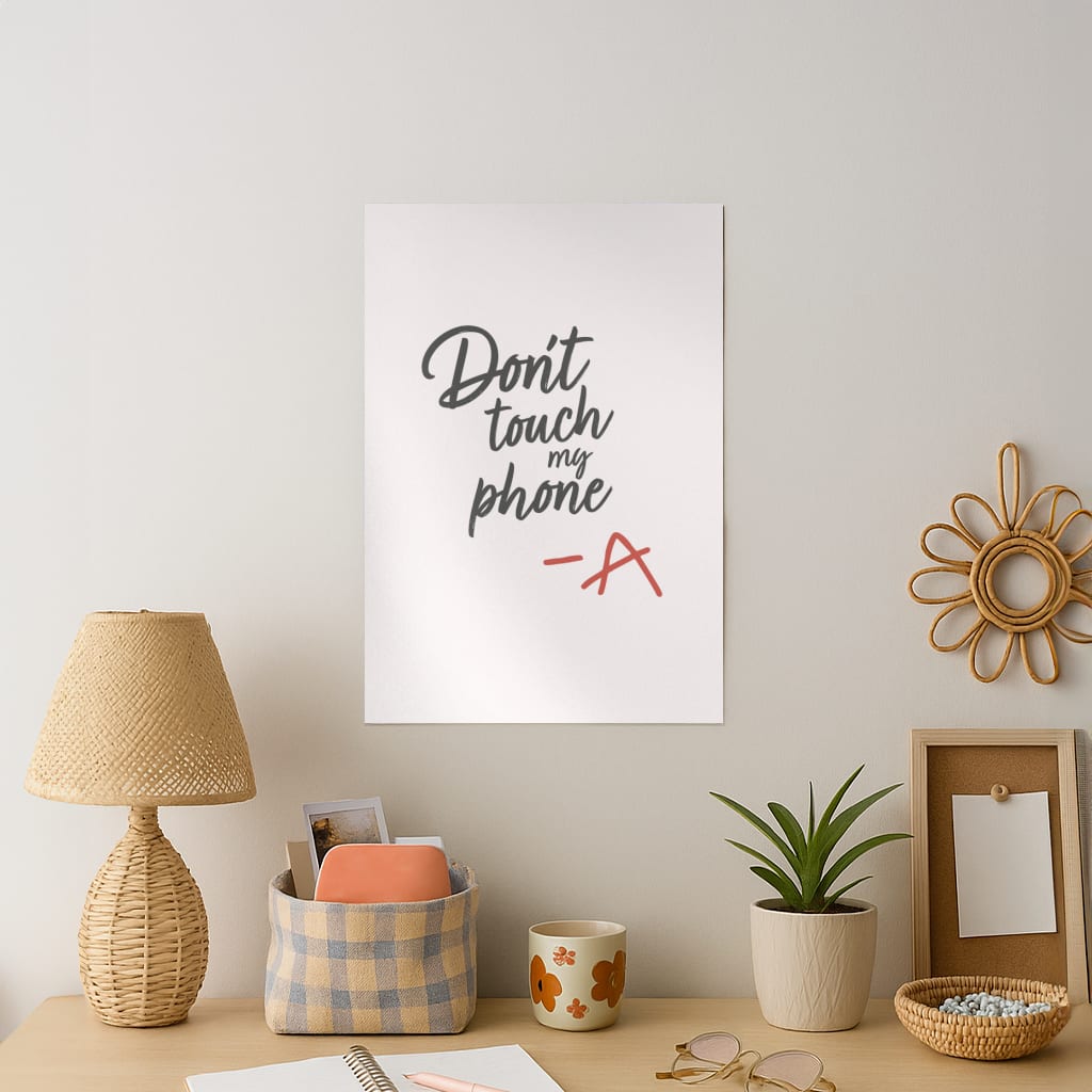 Don't Touch My Phone - PLL Art Print