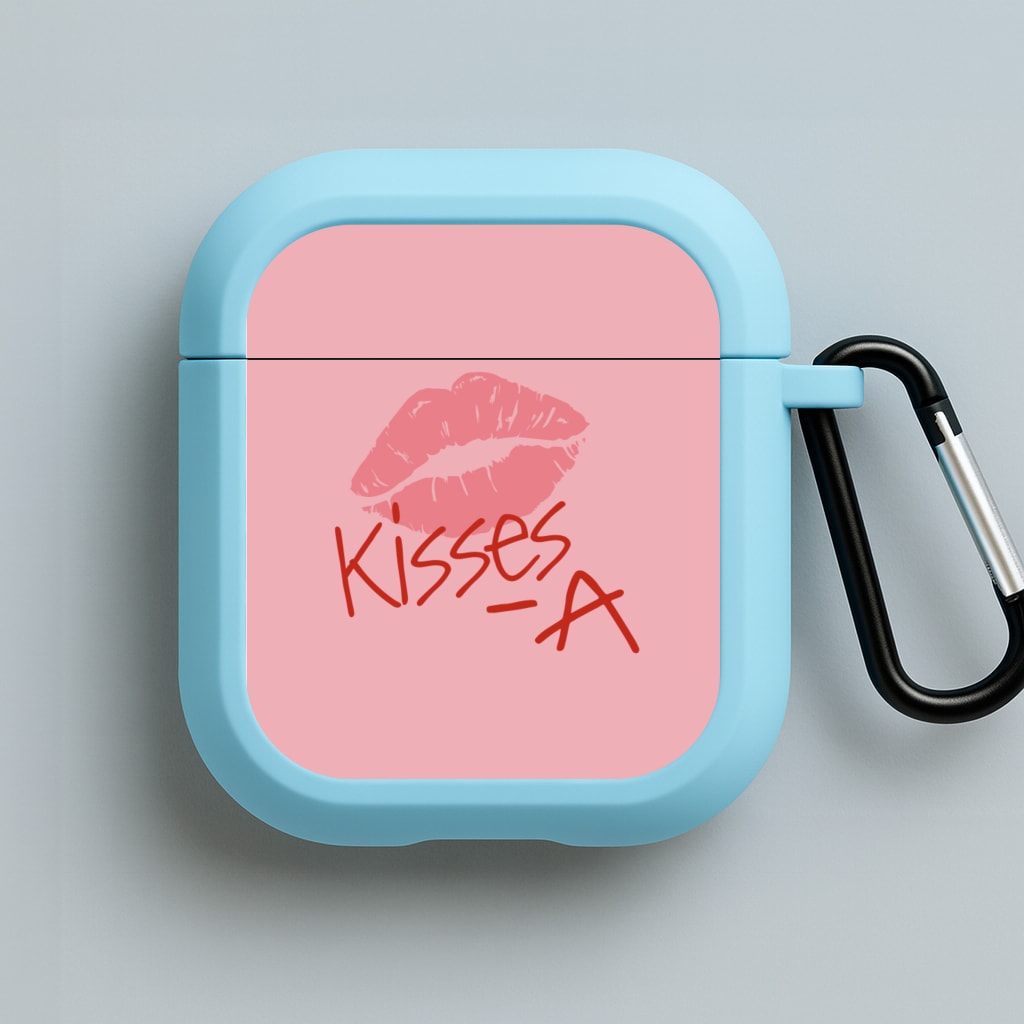 Kisses - A - PLL Blue AirPods Case