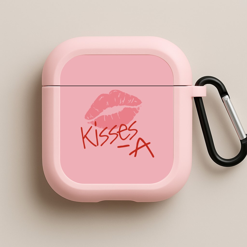 Kisses - A - PLL Pink AirPods Case