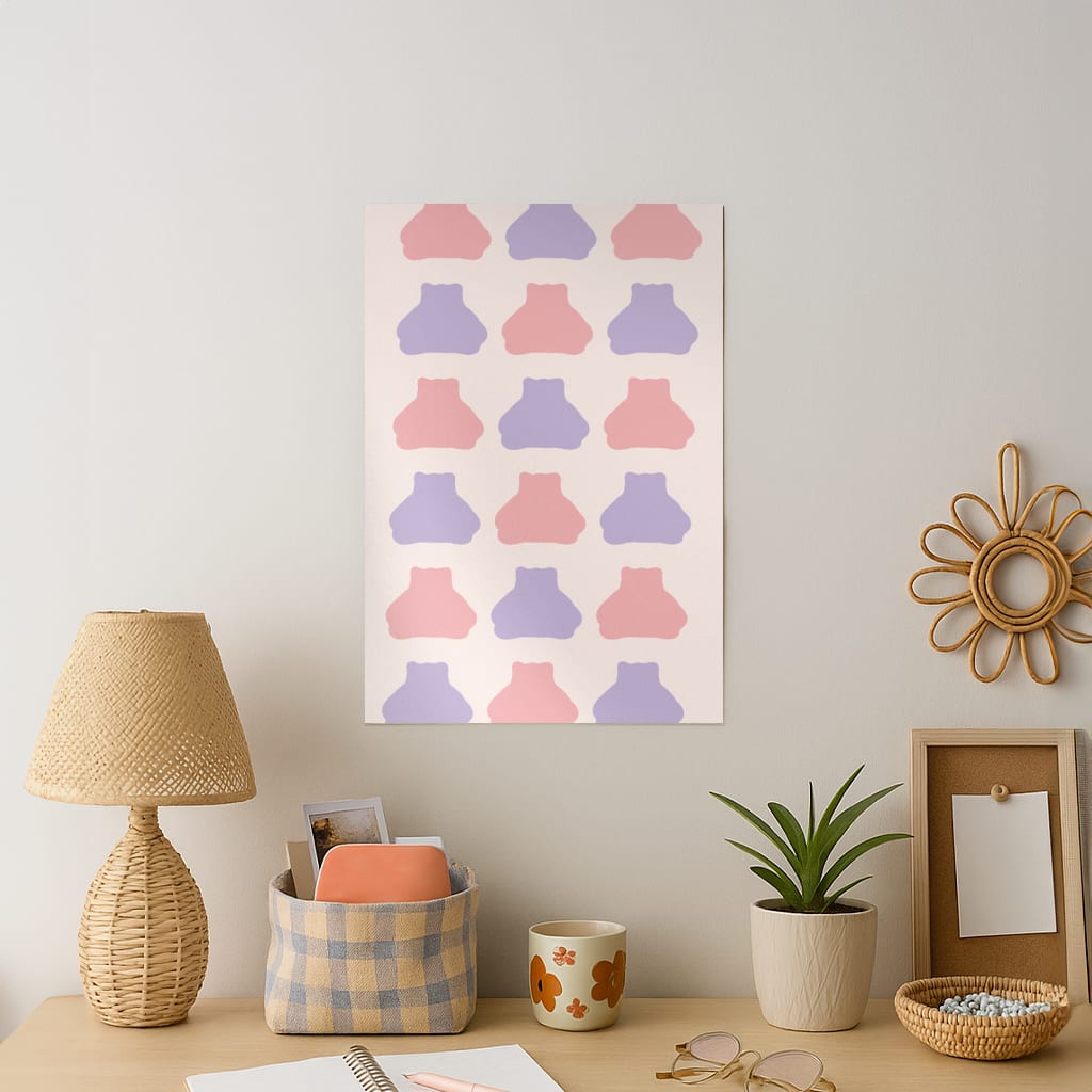 Snorlex pattern Art Print