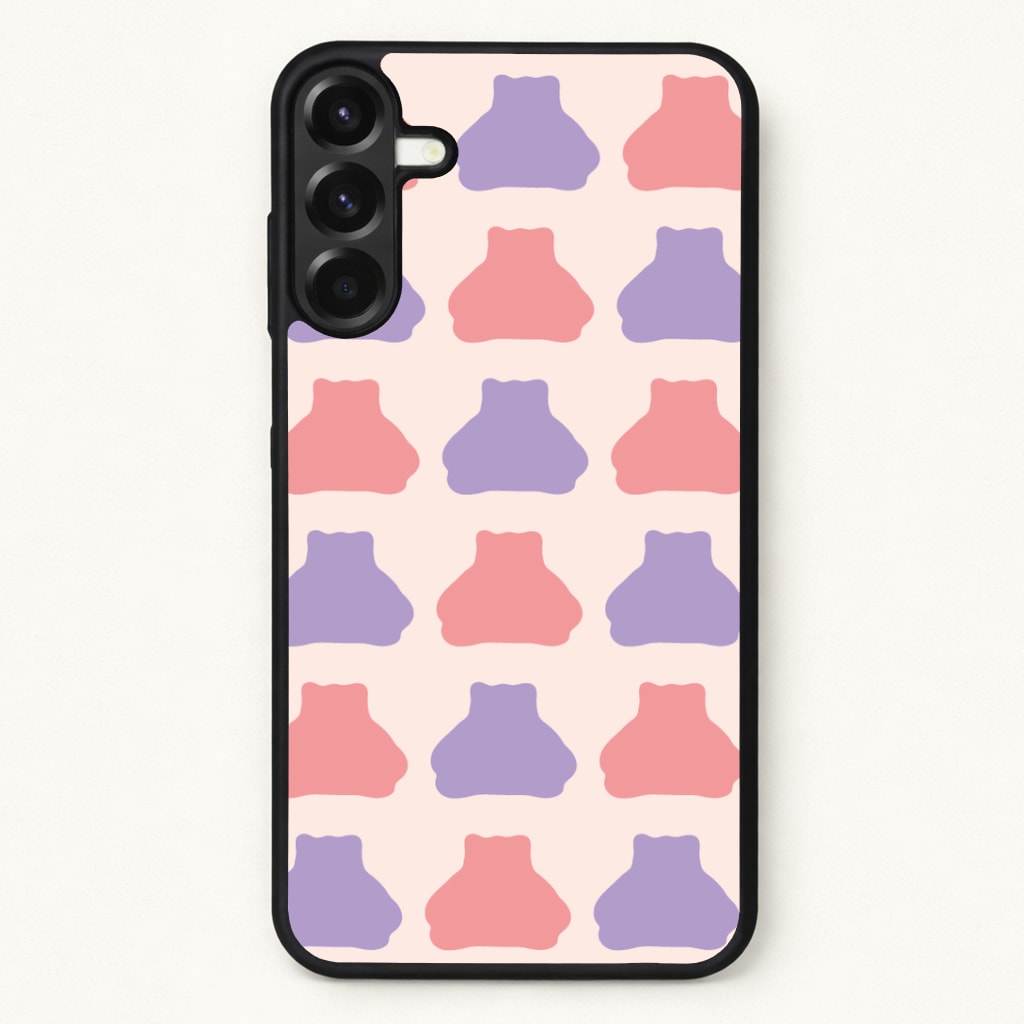 Snorlex pattern Phone Case for Galaxy A17