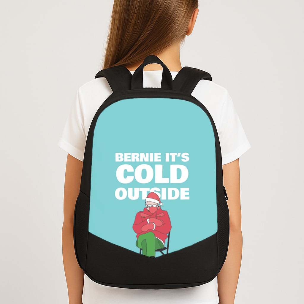 Bernie It's Cold Outside Large School Bag