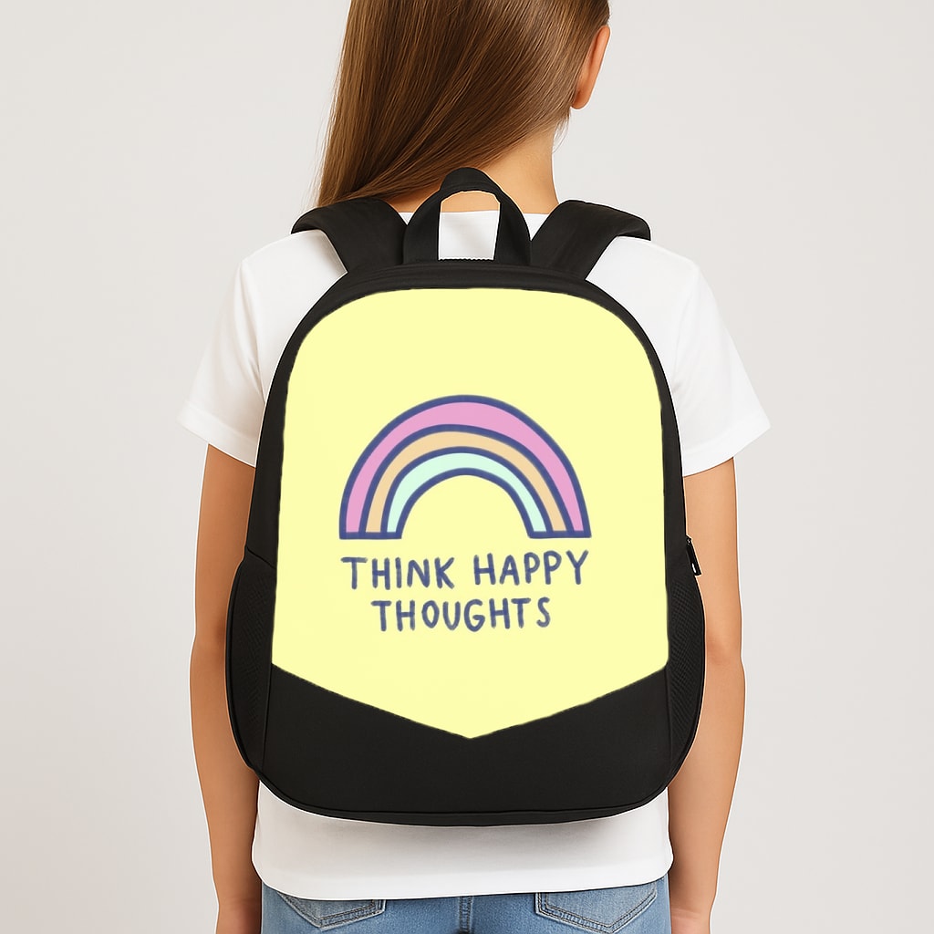 Think Happy Thoughts - Positivity School Bag