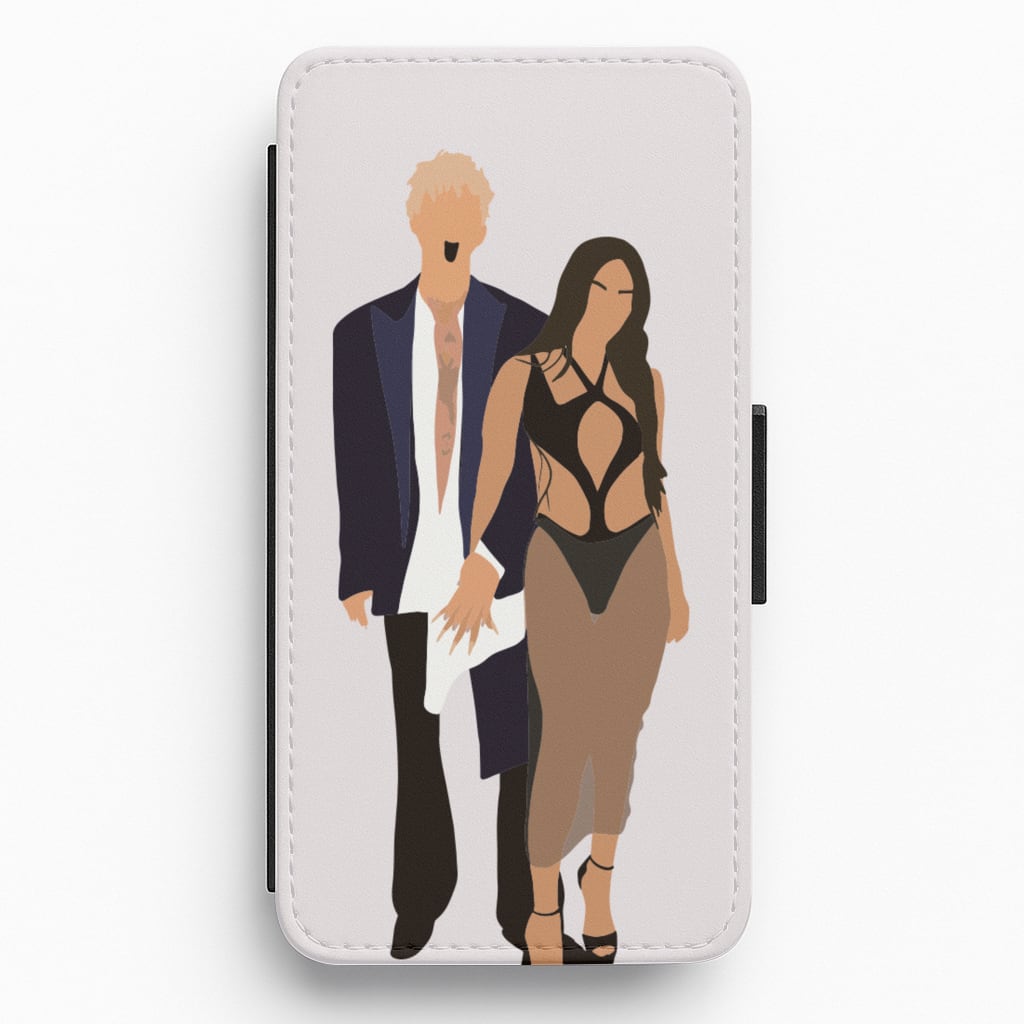 MGK and Megan Fox - Power Couples Flip / Wallet Phone Case