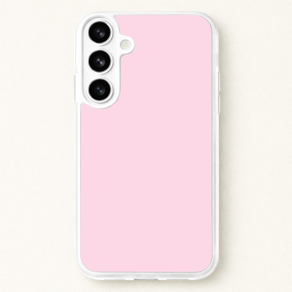 Back To Casics - Pretty Pastels - Plain Pink Phone Case for Galaxy S26