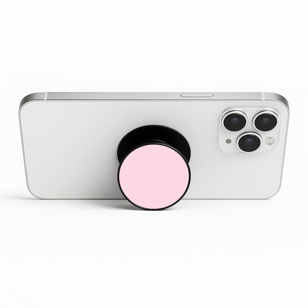 Back To Casics - Pretty Pastels - Plain Pink Phone Stand